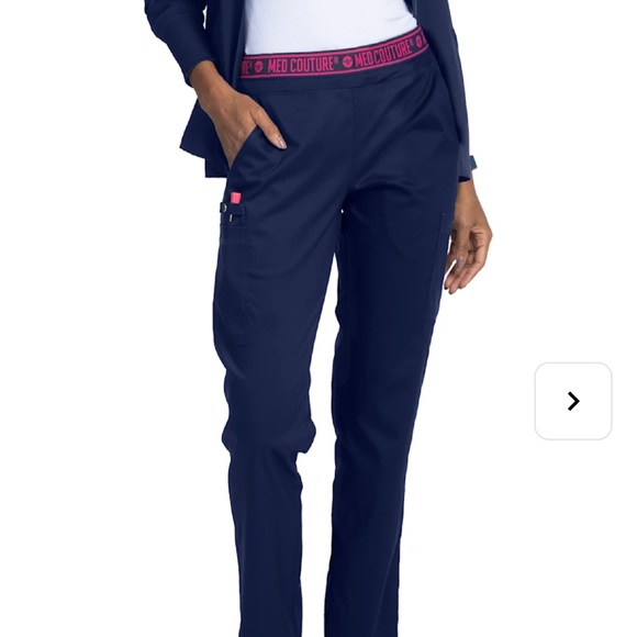 Med Couture Yoga Waist Cargo Scrub Pant - Picture 5 of 8